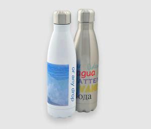 Cool Water Bottle - White with Standard Theme design