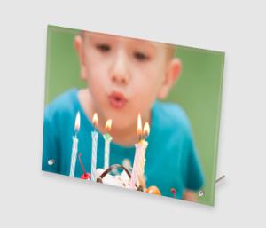 Photo Glass 5"x7" Landscape with Full Photo design