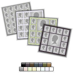 12"x12" Collage with Simple Collages design