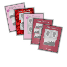 12" x16" Photo Collage with Anniversary Collages design