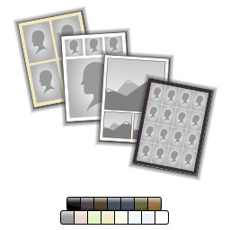 12" x16" Photo Collage with Simple Collages design