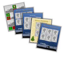 12"x15" Photo Collage  with Christmas Collages design