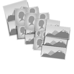 12"x15" Photo Collage  with Scattered Collages design