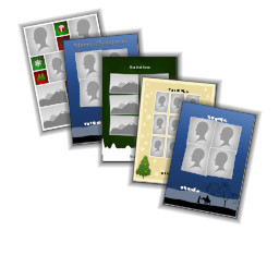 A3 Photo Collage with Christmas Collages design