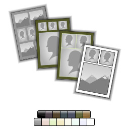 A3 Photo Collage with Simple Collages design