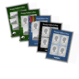 A3 Photo Collage with Father's Day Collages design