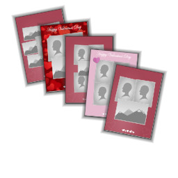 A3 Photo Collage with Valentines Day Collages design